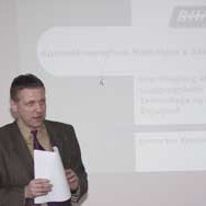 Grétar Þór Eyþórsson, forstöðumaður Rannsóknastofnunar Háskólans á Akureyri, var með framsögu á fund…