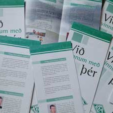 Starfsemi KEA kynnt í nýjum bæklingi.