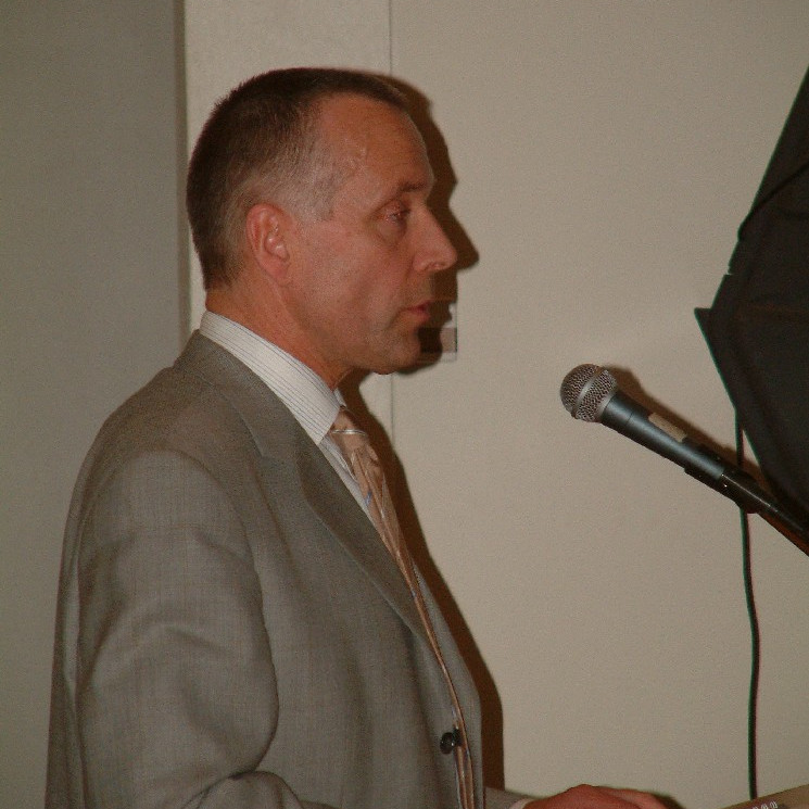 Benedikt Sigurðarson, formaður stjórnar KEA svf., flytur skýrslu stjórnar á aðalfundi KEA.