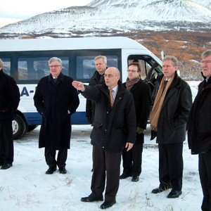 Á myndinni, sem var tekin við Skóga í Fnjóskadal, eru: Jón Þorvaldur Heiðarsson, sérfræðingur á RHA,…