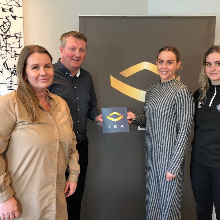 Talið frá vinstri, Hildur Ösp Gylfadóttir varaformaður stjórnar KEA, Eiríkur Haukur Hauksson formaðu…